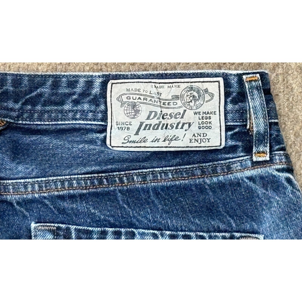 Diesel Industry Larkee‎ Vtg Men's Button Fly Denim Jeans Size 32x30 - Picture 14 of 15